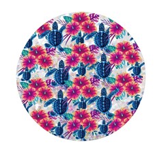 Tropical Flowers Turtles Cbdoilprincess 9a8efa63-1b6b-4226-a85c-858859e581d8 Mini Round Pill Box (pack Of 5)