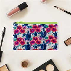 Tropical Flowers Turtles Cbdoilprincess 9a8efa63-1b6b-4226-a85c-858859e581d8 Cosmetic Bag (xs) by CBDOilPrincess1