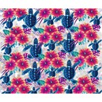 Tropical Flowers Turtles CBDOilPrincess 9a8efa63-1b6b-4226-a85c-858859e581d8 Deluxe Canvas 14  x 11  (Stretched) 14  x 11  x 1.5  Stretched Canvas