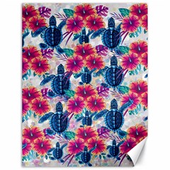 Tropical Flowers Turtles Cbdoilprincess 9a8efa63-1b6b-4226-a85c-858859e581d8 Canvas 18  X 24  by CBDOilPrincess1