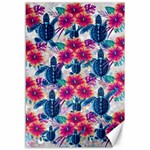 Tropical Flowers Turtles CBDOilPrincess 9a8efa63-1b6b-4226-a85c-858859e581d8 Canvas 12  x 18  11.88 x17.36  Canvas - 1