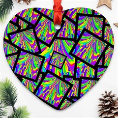 Vibrant Colors Cbdoilprincess 47064993-d0bc-4cda-b403-dc84c3d564a3 Ornament (heart) by CBDOilPrincess1