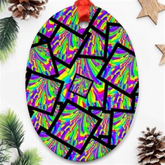 Vibrant Colors Cbdoilprincess 47064993-d0bc-4cda-b403-dc84c3d564a3 Ornament (oval) by CBDOilPrincess1