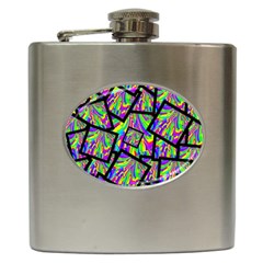 Vibrant Colors Cbdoilprincess 47064993-d0bc-4cda-b403-dc84c3d564a3 Hip Flask (6 Oz)