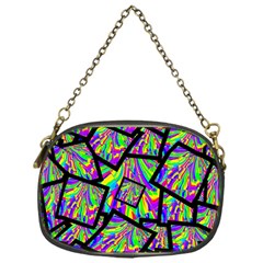 Vibrant Colors Cbdoilprincess 47064993-d0bc-4cda-b403-dc84c3d564a3 Chain Purse (one Side)