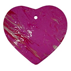 My Pour Cup Painting 1 Cbdoilprincess B85ce3ba-6b55-4b89-b882-d6eeb79129ac Heart Ornament (two Sides)