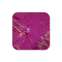 My Pour Cup Painting 1 Cbdoilprincess B85ce3ba-6b55-4b89-b882-d6eeb79129ac Rubber Square Coaster (4 Pack)  by CBDOilPrincess1