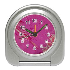 My Pour Cup Painting 1 Cbdoilprincess B85ce3ba-6b55-4b89-b882-d6eeb79129ac Travel Alarm Clock by CBDOilPrincess1