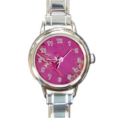 My Pour Cup Painting 1 Cbdoilprincess B85ce3ba-6b55-4b89-b882-d6eeb79129ac Round Italian Charm Watch by CBDOilPrincess1