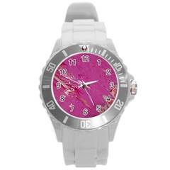 My Pour Cup Painting 1 Cbdoilprincess B85ce3ba-6b55-4b89-b882-d6eeb79129ac Round Plastic Sport Watch (l) by CBDOilPrincess1