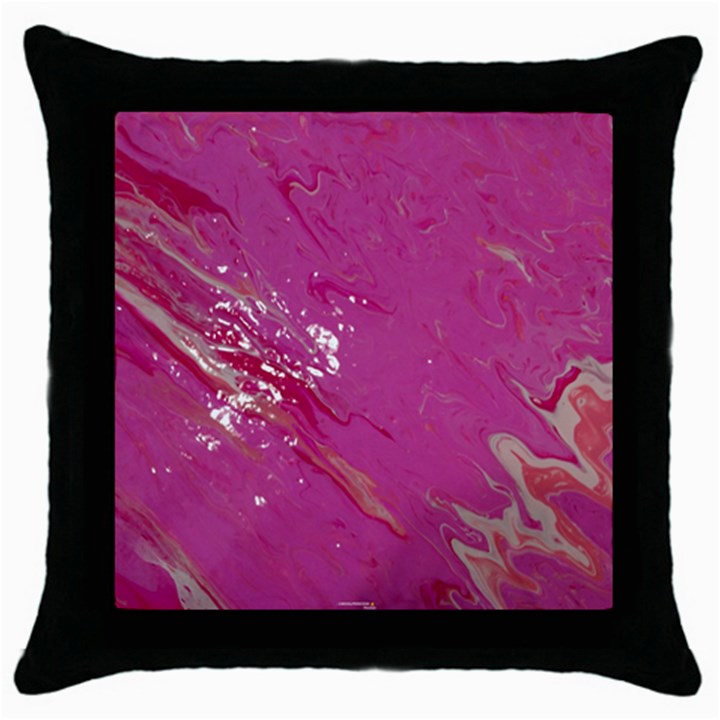 My Pour Cup Painting 1 CBDOilPrincess B85ce3ba-6b55-4b89-b882-d6eeb79129ac Throw Pillow Case (Black)