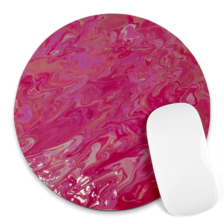 My Pour Cup Painting 2 CBDOilPrincess F1b24a8c-b30b-4ec0-89d7-73574676dccb Round Mousepads