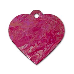 My Pour Cup Painting 2 Cbdoilprincess F1b24a8c-b30b-4ec0-89d7-73574676dccb Dog Tag Heart (two Sides) by CBDOilPrincess1