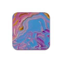 My Pour Cup Painting 7 0 Cbdoilprincess  C149feb1-a8f0-4fc5-9cab-9aea5d60a71c Rubber Square Coaster (4 Pack)  by CBDOilPrincess1