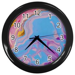 My Pour Cup Painting 7 0 Cbdoilprincess  C149feb1-a8f0-4fc5-9cab-9aea5d60a71c Wall Clock (black) by CBDOilPrincess1