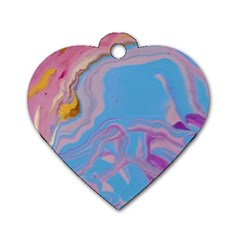 My Pour Cup Painting 7 0 Cbdoilprincess  C149feb1-a8f0-4fc5-9cab-9aea5d60a71c Dog Tag Heart (one Side) by CBDOilPrincess1