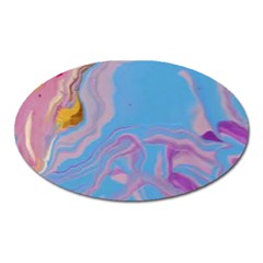 My Pour Cup Painting 7 0 Cbdoilprincess  C149feb1-a8f0-4fc5-9cab-9aea5d60a71c Oval Magnet by CBDOilPrincess1