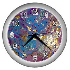 My Pour Cup Painting 7 1 Cbdoilprincess   Df5b0c77-5a26-49cd-826f-75cf5d9c0a00 Wall Clock (silver) by CBDOilPrincess1