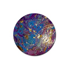 My Pour Cup Painting 7 1 Cbdoilprincess   Df5b0c77-5a26-49cd-826f-75cf5d9c0a00 Rubber Round Coaster (4 Pack)  by CBDOilPrincess1