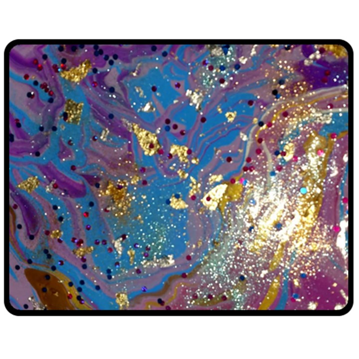 My Pour Cup Painting 7.1 CBDOilPrincess   Df5b0c77-5a26-49cd-826f-75cf5d9c0a00 Double Sided Fleece Blanket (Medium) 