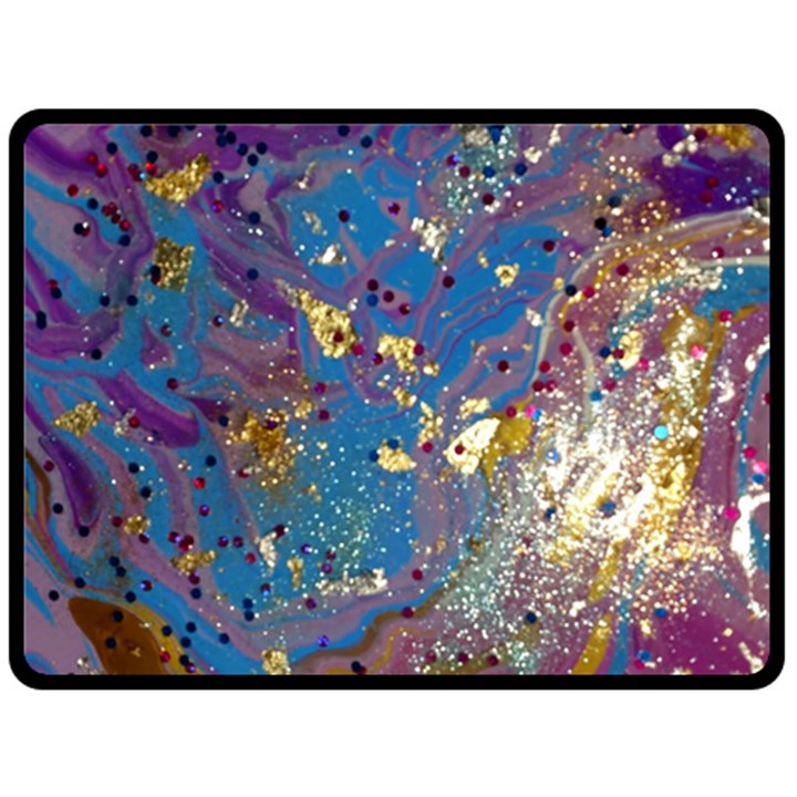 My Pour Cup Painting 7.1 CBDOilPrincess   Df5b0c77-5a26-49cd-826f-75cf5d9c0a00 Double Sided Fleece Blanket (Large) 