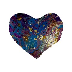 My Pour Cup Painting 7 1 Cbdoilprincess   Df5b0c77-5a26-49cd-826f-75cf5d9c0a00 Standard 16  Premium Flano Heart Shape Cushions by CBDOilPrincess1