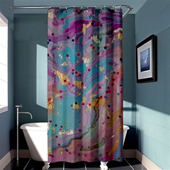 My Pour Cup Painting 7 2 Cbdoilprincess    3e784cd8-e6d8-4a8a-b63e-e3fb6a978394 Shower Curtain 36  X 72  (stall)  by CBDOilPrincess1