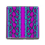 Snake Print CBDOilPrincess 4be14ba2-4032-43e6-a099-7f7e7f0d7362 Memory Card Reader (Square 5 Slot) Front