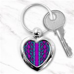 Snake Print CBDOilPrincess 4be14ba2-4032-43e6-a099-7f7e7f0d7362 Key Chain (Heart) Front