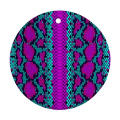 Snake Print Cbdoilprincess 4be14ba2-4032-43e6-a099-7f7e7f0d7362 Ornament (round)