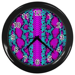 Snake Print Cbdoilprincess 4be14ba2-4032-43e6-a099-7f7e7f0d7362 Wall Clock (black) by CBDOilPrincess1