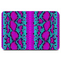 Snake Print Cbdoilprincess 4be14ba2-4032-43e6-a099-7f7e7f0d7362 Large Doormat  by CBDOilPrincess1