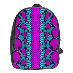 Snake Print Cbdoilprincess 4be14ba2-4032-43e6-a099-7f7e7f0d7362 School Bag (xl)