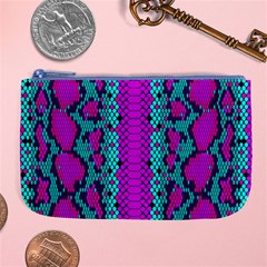 Snake Print Cbdoilprincess 4be14ba2-4032-43e6-a099-7f7e7f0d7362 Large Coin Purse by CBDOilPrincess1