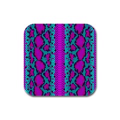 Snake Print Cbdoilprincess 4be14ba2-4032-43e6-a099-7f7e7f0d7362 Rubber Square Coaster (4 Pack)  by CBDOilPrincess1