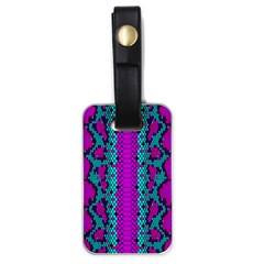 Snake Print Cbdoilprincess 4be14ba2-4032-43e6-a099-7f7e7f0d7362 Luggage Tag (one Side) by CBDOilPrincess1