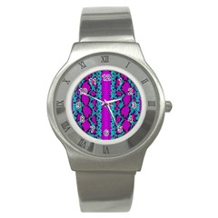 Snake Print Cbdoilprincess 4be14ba2-4032-43e6-a099-7f7e7f0d7362 Stainless Steel Watch by CBDOilPrincess1