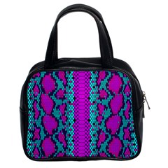 Snake Print Cbdoilprincess 4be14ba2-4032-43e6-a099-7f7e7f0d7362 Classic Handbag (two Sides)