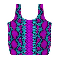 Snake Print Cbdoilprincess 4be14ba2-4032-43e6-a099-7f7e7f0d7362 Full Print Recycle Bag (l) by CBDOilPrincess1