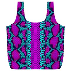 Snake Print Cbdoilprincess 4be14ba2-4032-43e6-a099-7f7e7f0d7362 Full Print Recycle Bag (xxl) by CBDOilPrincess1