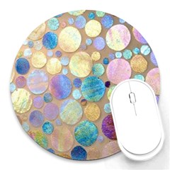 Tiles Cbdoilprincess Eb49aa06-f1b9-412e-836d-30c28dd8f7d9 Round Mousepads by CBDOilPrincess1