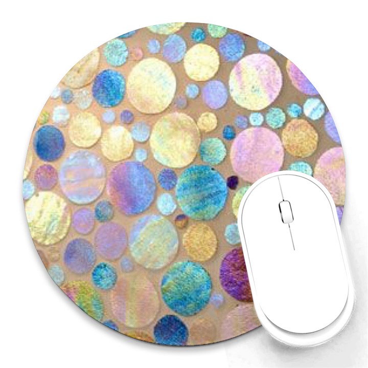 Tiles CBDOilPrincess Eb49aa06-f1b9-412e-836d-30c28dd8f7d9 Round Mousepads