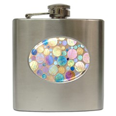 Tiles Cbdoilprincess Eb49aa06-f1b9-412e-836d-30c28dd8f7d9 Hip Flask (6 Oz) by CBDOilPrincess1