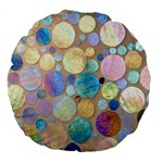 Tiles CBDOilPrincess Eb49aa06-f1b9-412e-836d-30c28dd8f7d9 Large 18  Premium Round Cushions Front