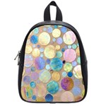 Tiles CBDOilPrincess Eb49aa06-f1b9-412e-836d-30c28dd8f7d9 School Bag (Small) Front