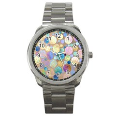 Tiles Cbdoilprincess Eb49aa06-f1b9-412e-836d-30c28dd8f7d9 Sport Metal Watch by CBDOilPrincess1