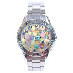 Tiles Cbdoilprincess Eb49aa06-f1b9-412e-836d-30c28dd8f7d9 Stainless Steel Analogue Watch