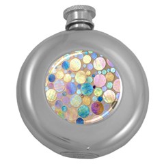 Tiles Cbdoilprincess Eb49aa06-f1b9-412e-836d-30c28dd8f7d9 Round Hip Flask (5 Oz)