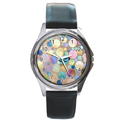 Tiles Cbdoilprincess Eb49aa06-f1b9-412e-836d-30c28dd8f7d9 Round Metal Watch