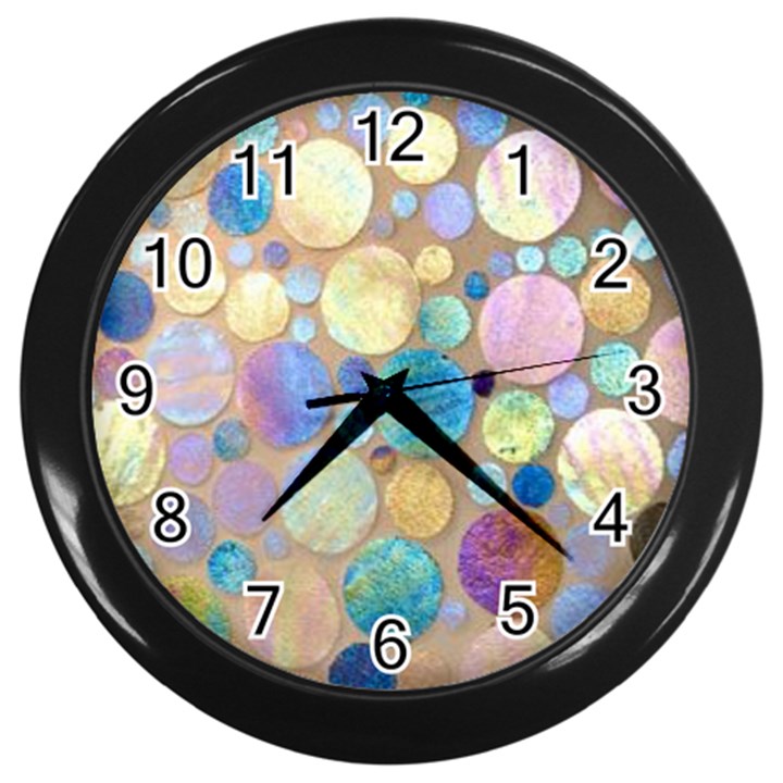 Tiles CBDOilPrincess Eb49aa06-f1b9-412e-836d-30c28dd8f7d9 Wall Clock (Black)